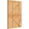 Ekena Millwork Framed Board-n-Batten Shutters w/Z-Bar, Rough Sawn Western Red Cedar, 32 1/4W x 45H, PR RBF06Z32X045RWR - alternate 5